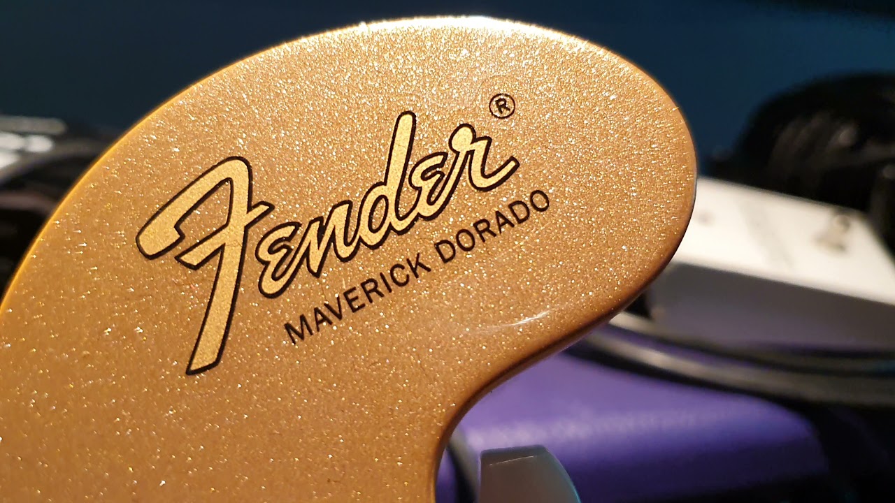 Fender Maverick Dorado Firemist Gold Bigsby Parallel Universe
