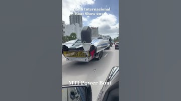 MTI powerboat. Miami Internacional Boat Show 2023 #viral #trendingshorts #viralvideo #video