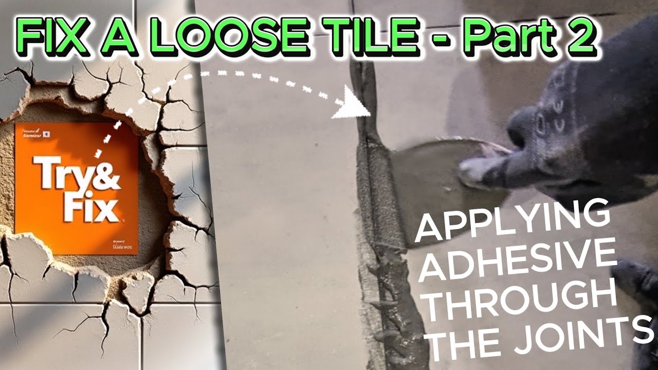 Fix a Loose Tile Without Removing It – Easy DIY for Narrow Joints ...