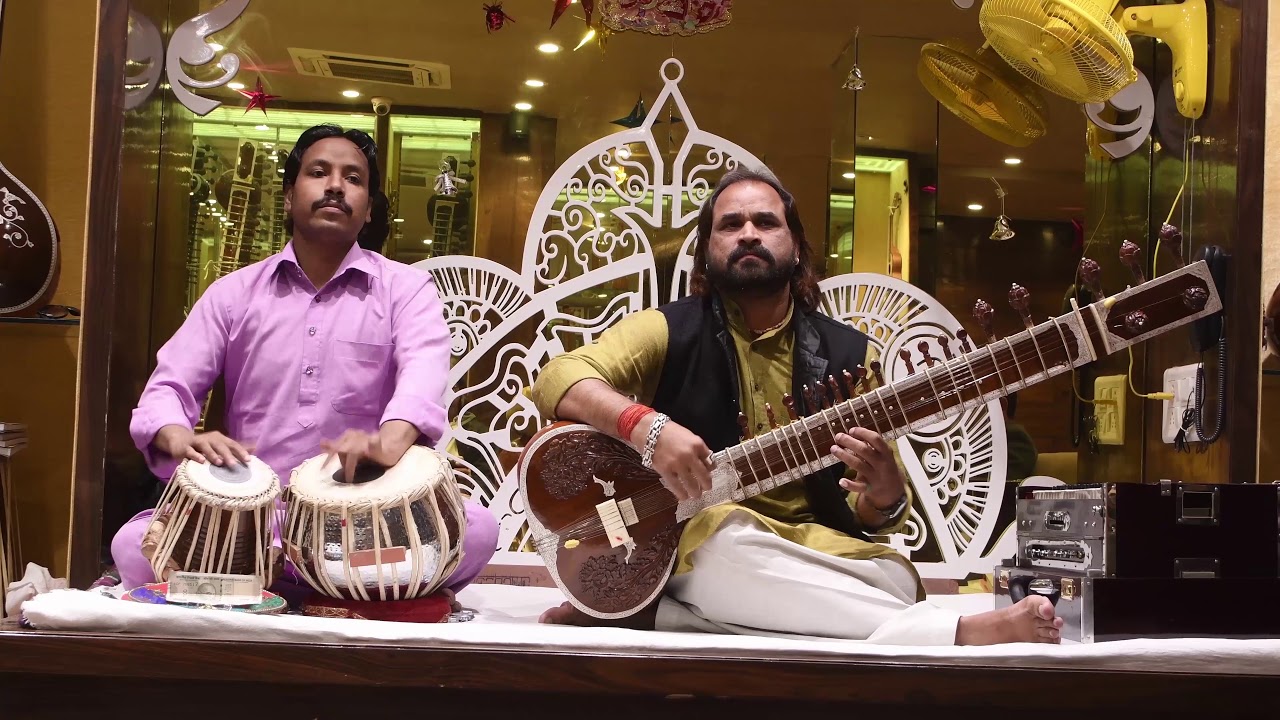 sitar play in Agra India YouTube