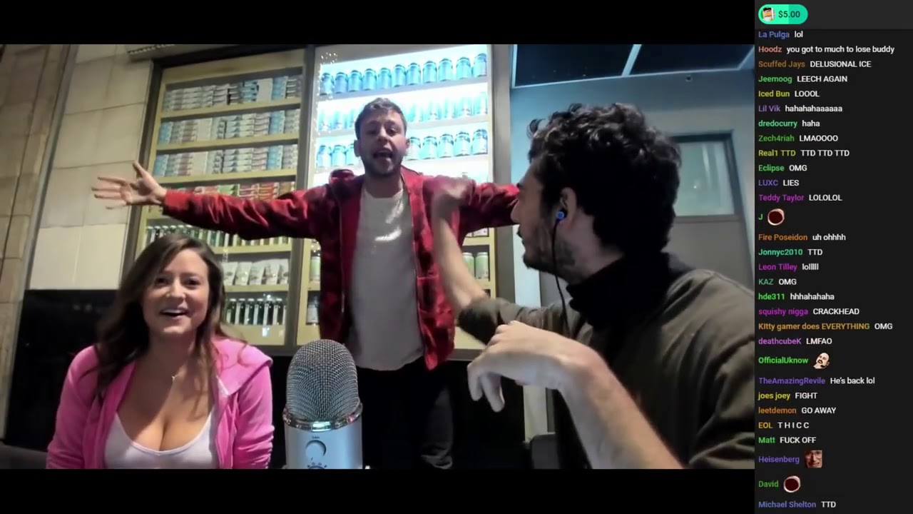 HAMPTON BRANDON TRIED TO FIGHT ICE POSEIDON