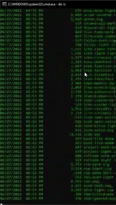 act like a movie hac*er with cmd command😹