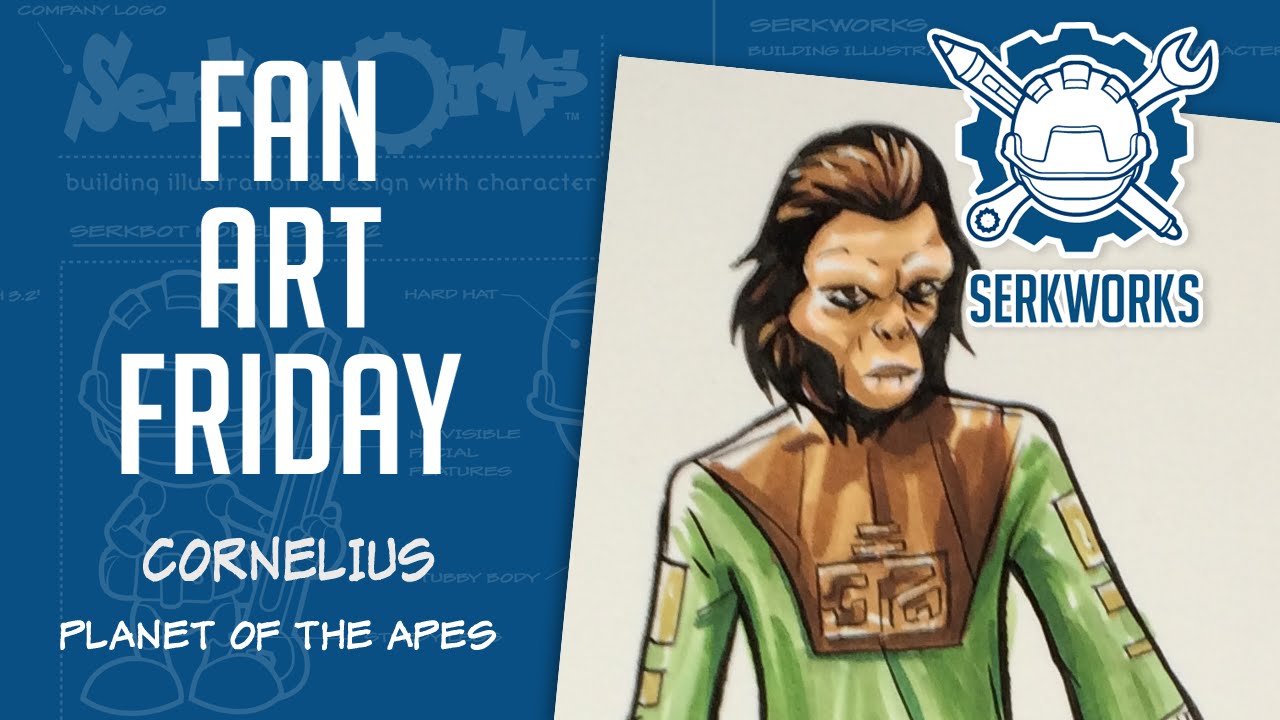 Fan Art Friday: Cornelius-Planet of the Apes