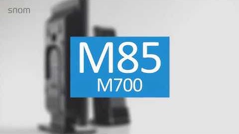 Snom M85 DECT and multi-radio solution (English)