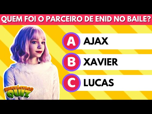 quiz #wandinha #enid #xavier #shorts #perguntaserespostas #passatempo 