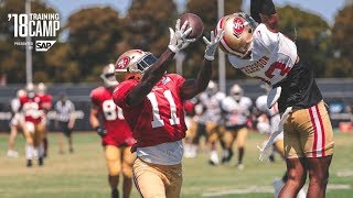 Camp Highlights: The Top Plays from the 49ers Tenth Training Camp Practice
