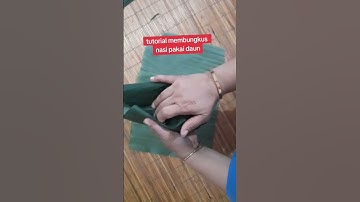 Thumbnail of tutorial bungkus nasi pake daun pisang #vidioshorts #daunpisang#fypシ゚viral