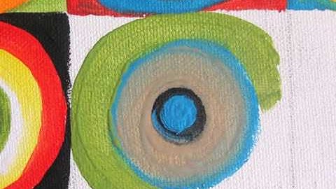 Wassily Kandinsky - Color Study Squares with Concentric Circles