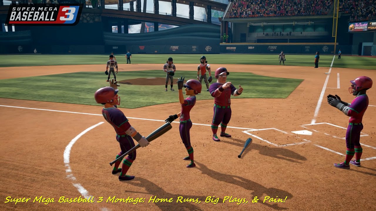Super Mega Baseball 3 PC Gameplay Montage - Home Runs, Big Plays, and ...