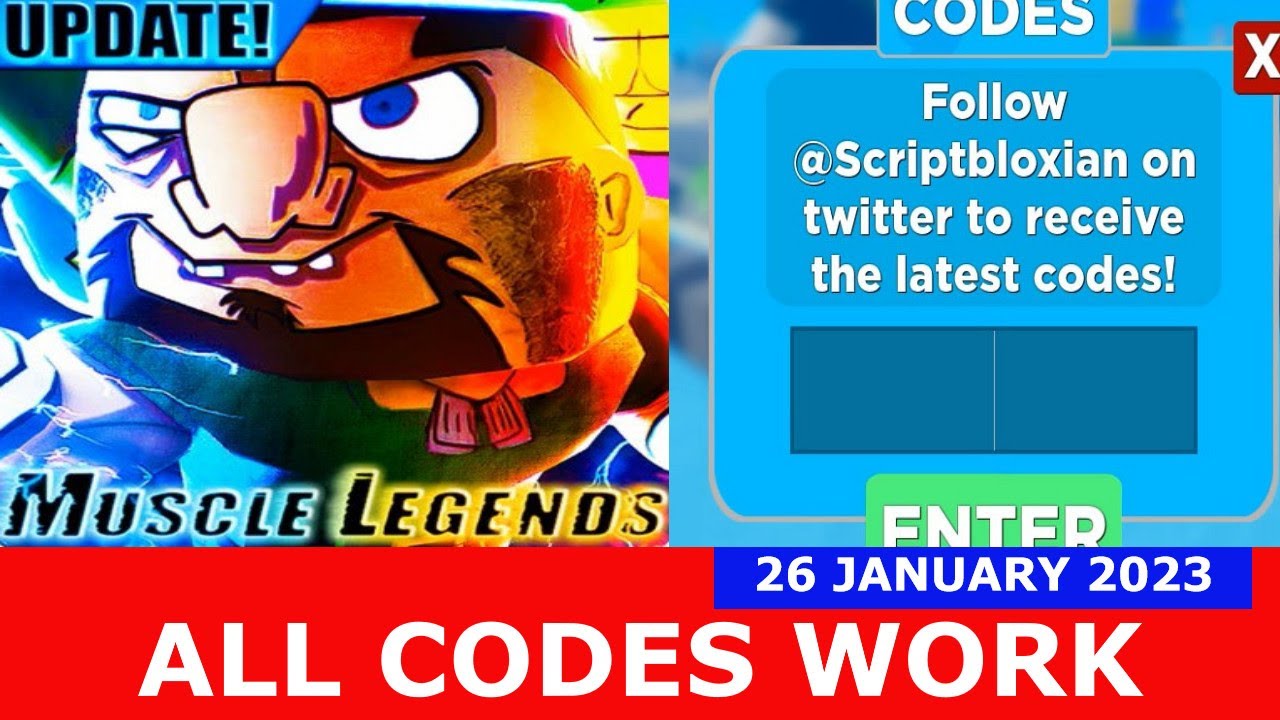 Codes Muscle Legends (Décembre 2023) - Roblox - GAMEWAVE
