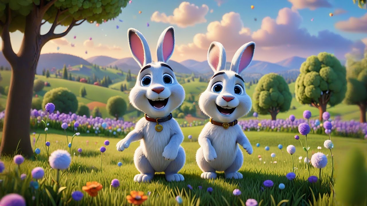 Hop Hop Hop with Bunny Song | Fun Bunny Nursery Rhyme for Kids | Toddler Sing-Along