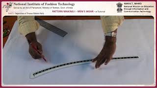 Pattern making mens wear-1: separation of trouser