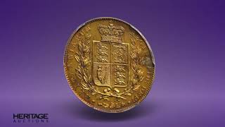 Great Britain: Victoria gold Proof Sovereign 1839 PR64 Deep Cameo