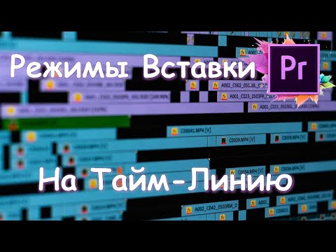 Способы Переноса Материала на Тайм Линию в Premiere Pro . БЫСТРОЕ ОБУЧЕНИЕ ДЛЯ НАЧИНАЮЩИХ.