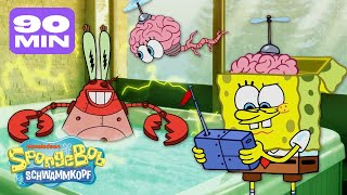 SpongeBob | 90 MINUTEN der besten SpongeBobERFINDUNGEN aller Zeiten | SpongeBob Schwammkopf