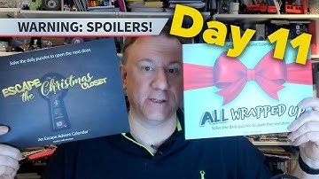Escape Advent Calendars Day 11 - All Wrapped Up and Escape the Christmas Closet
