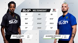 Power Slap 1: Alex Asbury vs Andrew Provost | Prelims