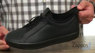 ecco soft 8 tie black
