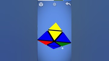 how to solve pyraminx cube in 0.2 second #rubikscube #viral #shorts #second