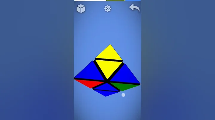 how to solve pyraminx cube in 0.2 second #rubikscube #viral #shorts #second