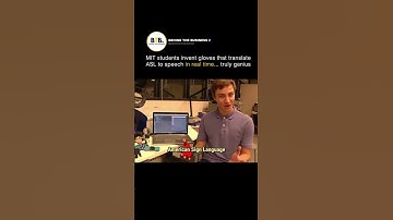 MIT-studenten vinden handschoenen uit die ASL in realtime naar spraak vertalen... echt geniaal