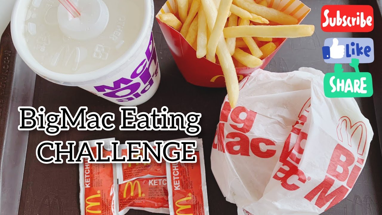 Bigmac Eating Challenge Youtube 