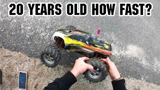 20 Year Old Traxxas TMAXX at the SPEED JUMP SPOT