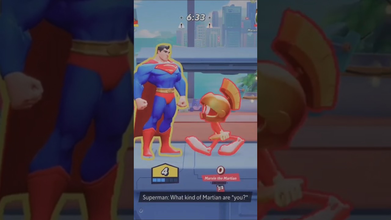 MultiVersus - What If Superman Meets Marvin the Martian! Special Interaction 