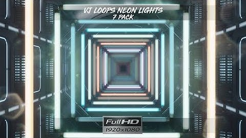 VJ Loops Neon Lights Ver.2 - 7 Pack | Videohive Project Templates