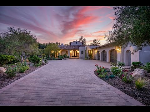 7052 La Palma, Rancho Santa Fe, CA home video tour
