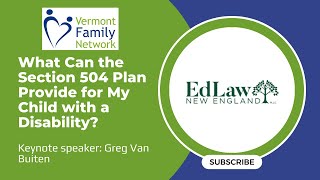 What Can the Section 504 Plan Provide for My Child with a Disability? (9/15/22)