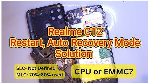 Realme C12 Restart / Auto Recovery Mode Solution