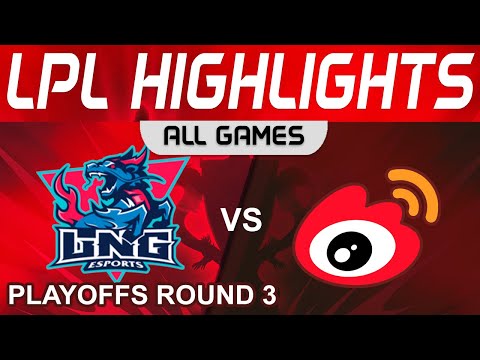 LNG vs WBG Highlights ALL GAMES LPL Summer Playoffs 2023 LNG Esports vs Weibo Gaming by Onivia