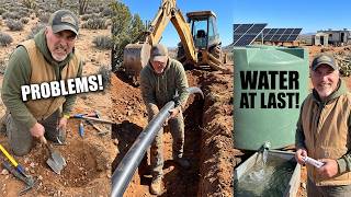 Off-Grid Water System Install - We Hit EVERY Problem Details