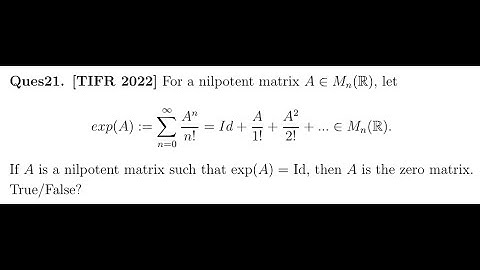 TIFR 2022 MATHS PhD SOLUTIONS GS2022