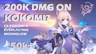 200K DMG Kokomi Showcase (Healer & Sub-DPS) | Kokomi Build (Not Fully Optimized) | Genshin Impact