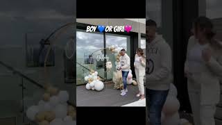 Beautiful Gender Reveal after an engagement party 🎉 💃 #proposals #genderreveal