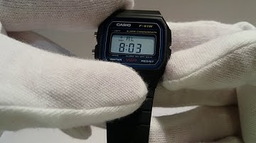 Casio F-91W review watch functions 593 module