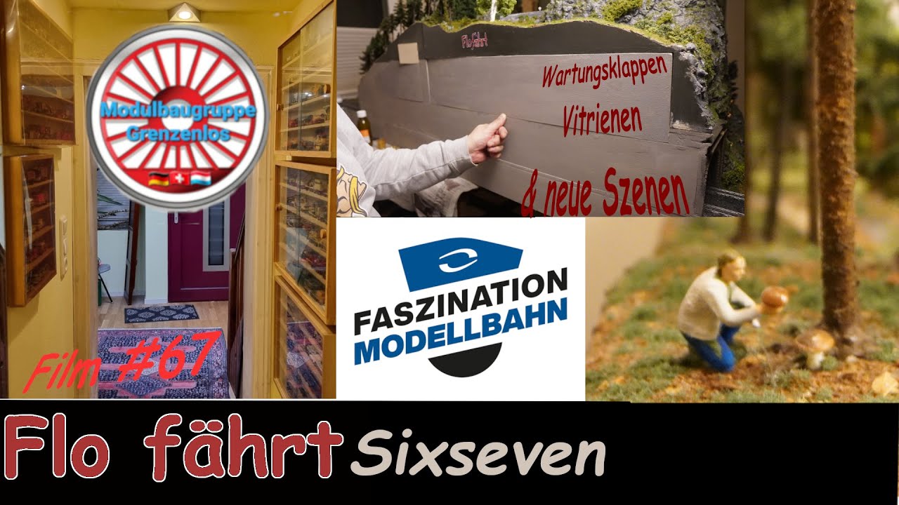 #sixseven; Gestaltung fertig, Klappen fertig, es wird so langsam auf dem Märklinmodul im Film 67