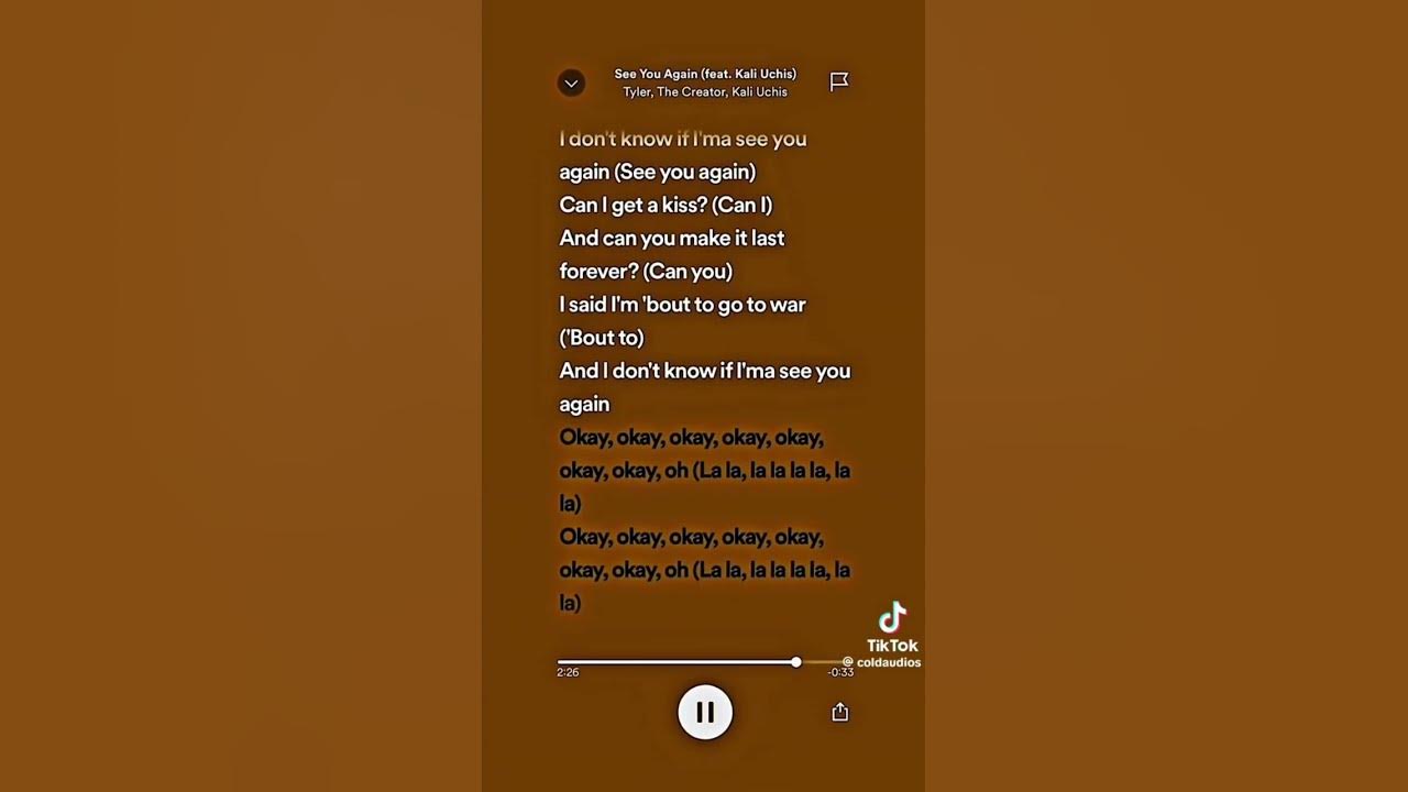 See you again lyrics can i get a kiss youtube