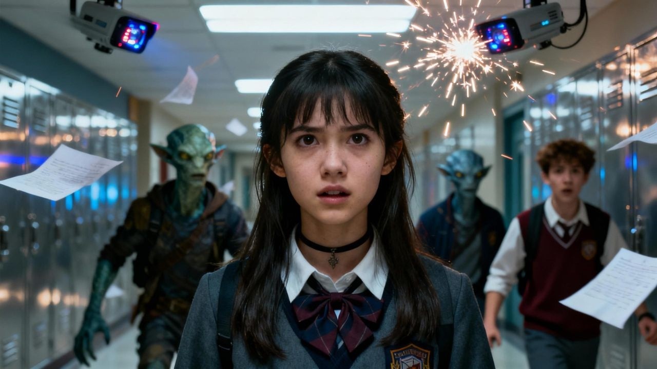 They Cornered the Deathworld Girl After Class—The Security Cameras Glitched | HFY | Sci fi Stories