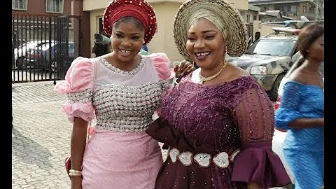 Eniola Ajao,Afeez Owo & Other Nollywood Actress Outfit To wedding Carnival