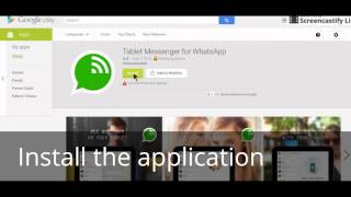 [New app] How to use WhatsApp on your Tablet, the easiest and simple way screenshot 4