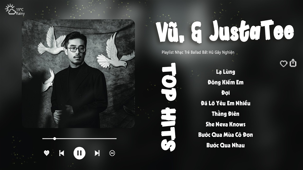 Vũ., JustaTee, Chillies | Đã Lỡ Yêu Em Nhiều, Bình Yên..| Những Bài Hát Nhạc Trẻ Gây Nghiện Nhất
