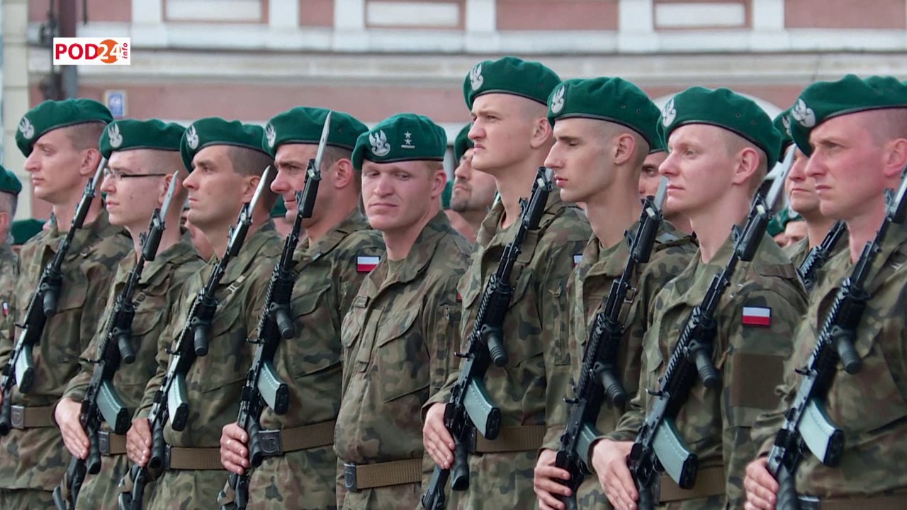 Przysięga żołnierzy WOT w Jarosławiu