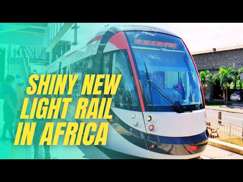 Metro Express light rail between Quatre Bornes and Port Louis (+ panel tests extension to Phoenix)