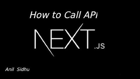 Next js tutorial #8 fetch api data