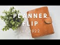 Planner Flip Jan 2022 | A6 VDS | Plan With Bee