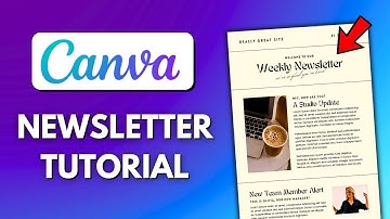 How To Create A Newsletter With Canva 2025 | Canva Newsletter Tutorial
