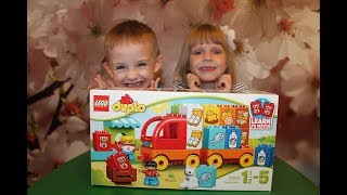 МОЙ ПЕРВЫЙ ГРУЗОВИК!  ЛЕГО Дупло 10818  Конструктор Обзор, распаковка